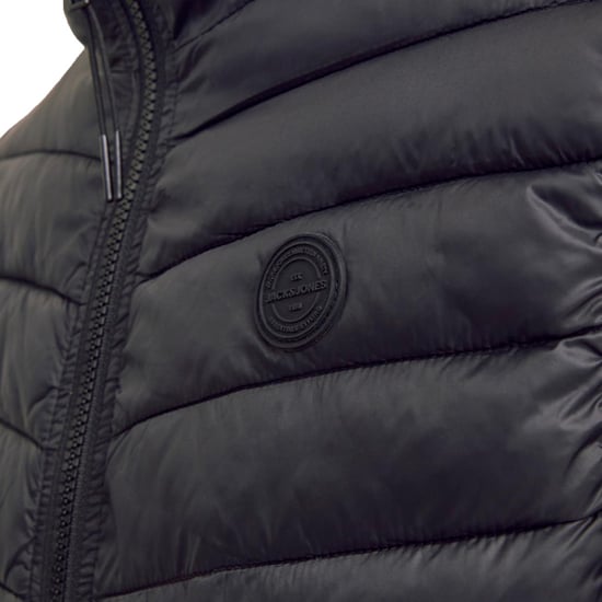 Jack & Jones Mens Sleeveless Gilet – Zipper Closure and High Neck