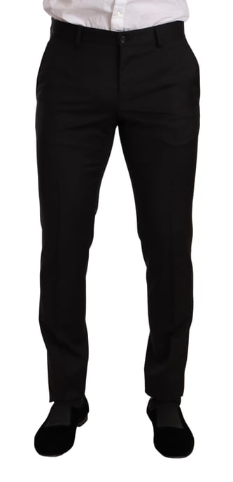 Dolce & Gabbana Mannen Zwart geruit MARTINI SLIM FIT 2 Stuk Suit - Image 6