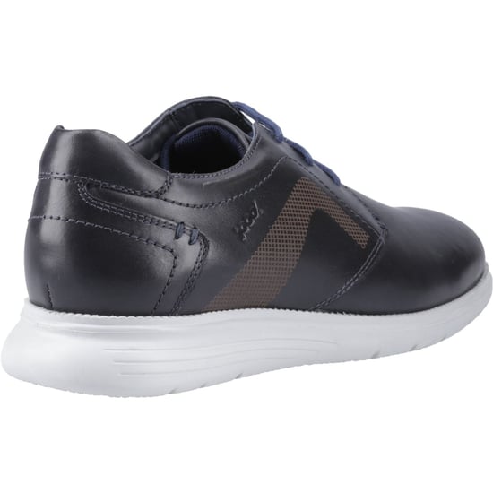 Pod Aston Leer Heren Navy Veterschoenen - Image 2