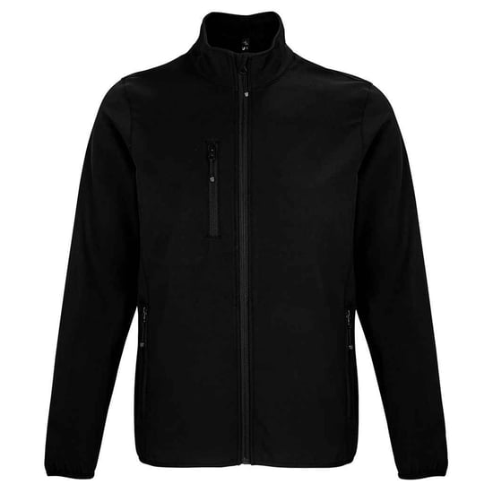 SOLS Mens Falcon Soft Shell Jacket (Black) - Image 1