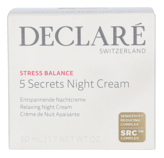 Declare Stressbalance 5 Secrets Night Cream50 ml. - Image 2