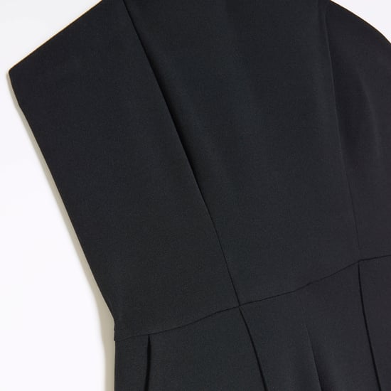 River Island Womens Jumpsuit Black Corset Bandeau