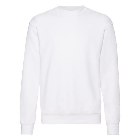Fruit Of The Loom Heren Set-In Belcoro® garen Sweatshirt (Wit) - Image 1