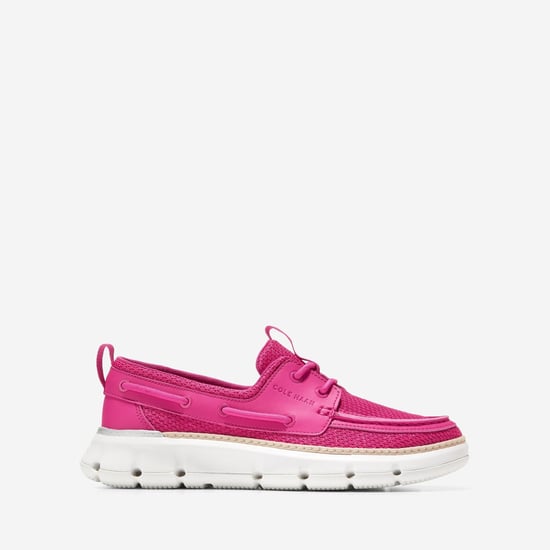 Cole Haan 4.ZeroGrand Regatta Nylon Women's Pink Peacock/Grey/Optic White Loafers - Image 5