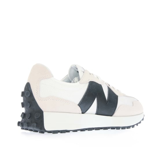 Men's New Balance 327 Trainers in White Black - Image 3