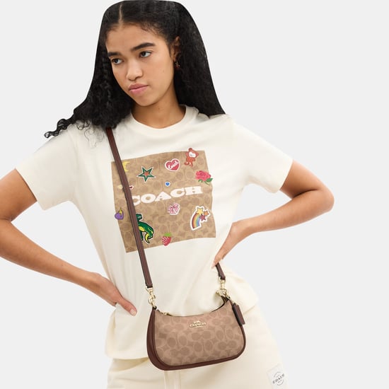 Teri Mini Crossbody in Signature Canvas