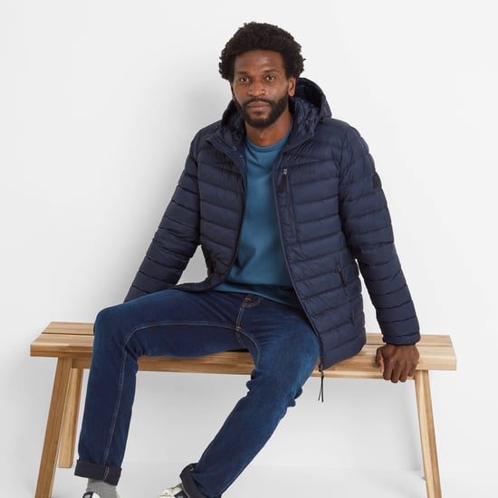 North RDS Mens Hooded Jacket Dark Indigo - Image 4