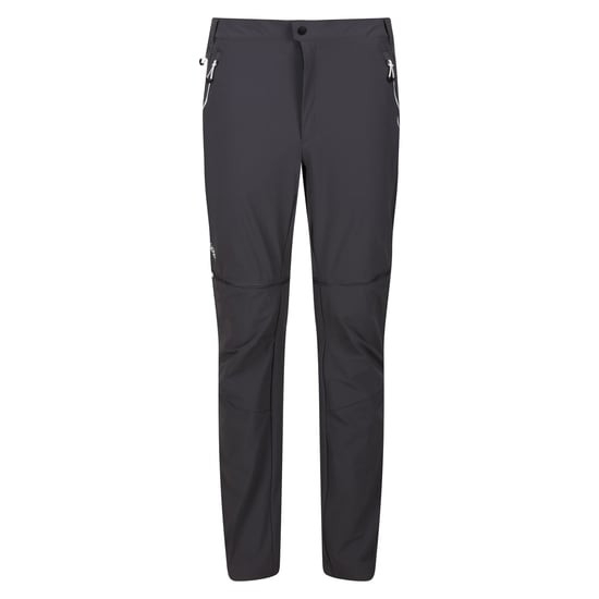 Regatta Mens Mountain Zip-Off Trousers (Seal Grey/Black) - Image 1