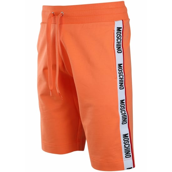 Moschino Branded Tape Legs Orange Shorts