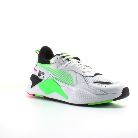 Puma RS-X Tracks MTV White Textile Mens Lace Up Trainers 371841 01