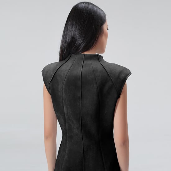 Suede Tailor Klänning - Image 3