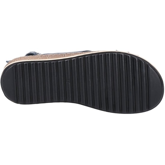 Hush Puppies Vrouwen/dames Elena Leren Wigsandaal (Marine) - Image 3