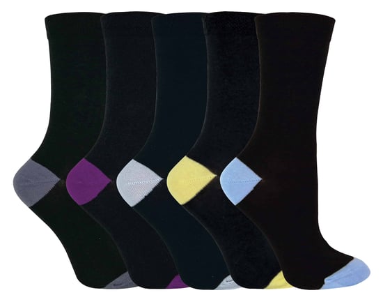 Sock Snob® - Damstrumpor med mjuk topp i bomull i multipack - Image 1