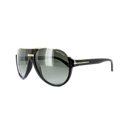 Tom Ford Sunglasses 0334 Dimitry 01P Shiny Black Green Gradient - Image 2
