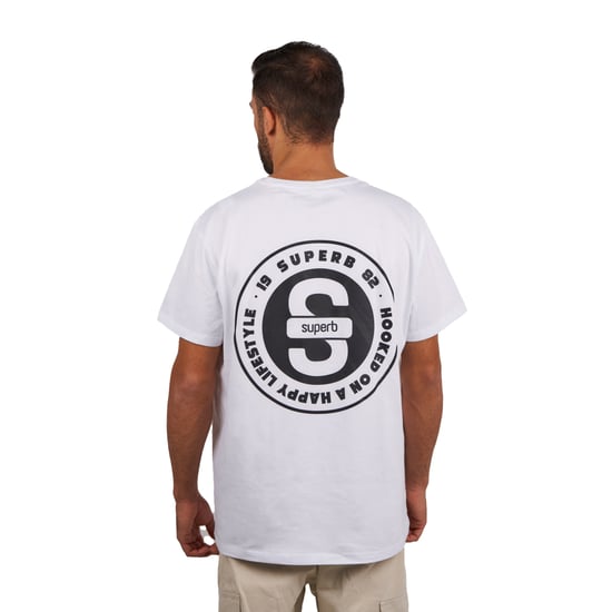 Oversize SPRBCO-001 Men's Short Sleeve Round Collar T-Shirt