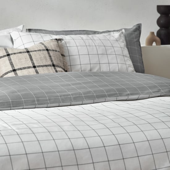 Yard Howarth Check Reversible Duvet Cover Set - Image 3