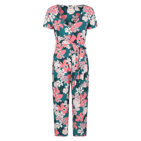 Mountain Warehouse Womens/Ladies Santorini Floral Wrap Jumpsuit (Multicoloured)