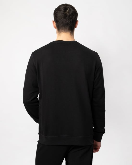 BOSS Orange Westart Mens Crew Neck Sweatshirt With Logo Patch NOS - Image 4
