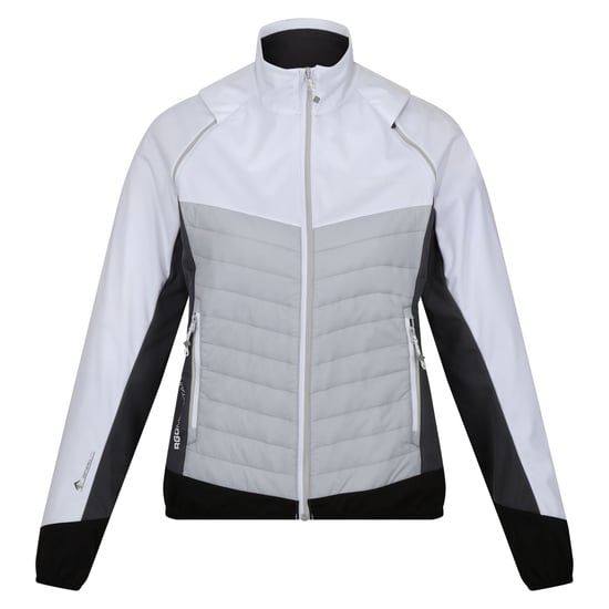Regatta Womens/Ladies Steren Hybrid Jacket (White/Cyberspace)