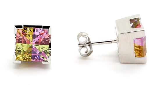 Orphelia Women's 925 Sterling Silver Stud Earrings - Silver CC-36 - Image 5
