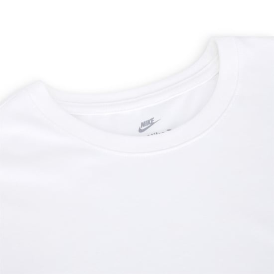 Nike Sportswear Men's Club T Shirt White - Image 3