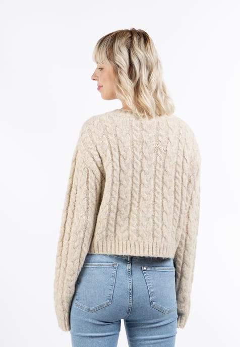 Mymo Vest Blonda Dames beige - Image 4