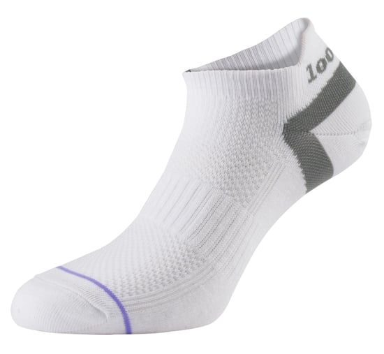 1000 Mile - Mens Ultimate Low Cut Double Layer Moisture Wicking Trainer Socks - White - Image 1
