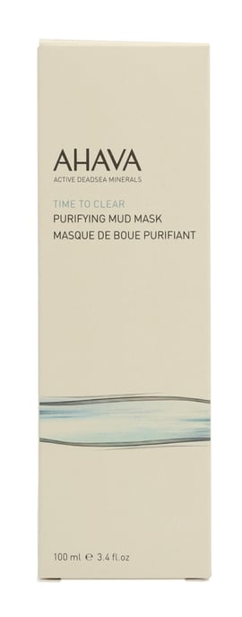 Ahava Time to Clear Purifying Mud Mask 100ml. - Image 2