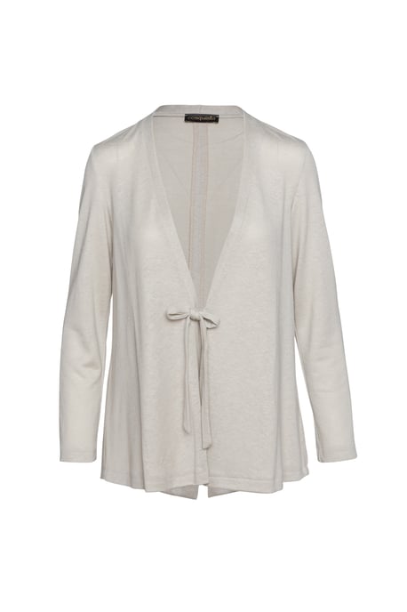 Open Front Linen Cardigan