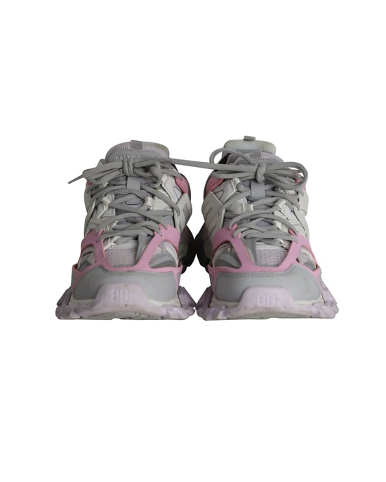 Balenciaga Track Sneakers in Pink Comb Polyurethane - Image 2