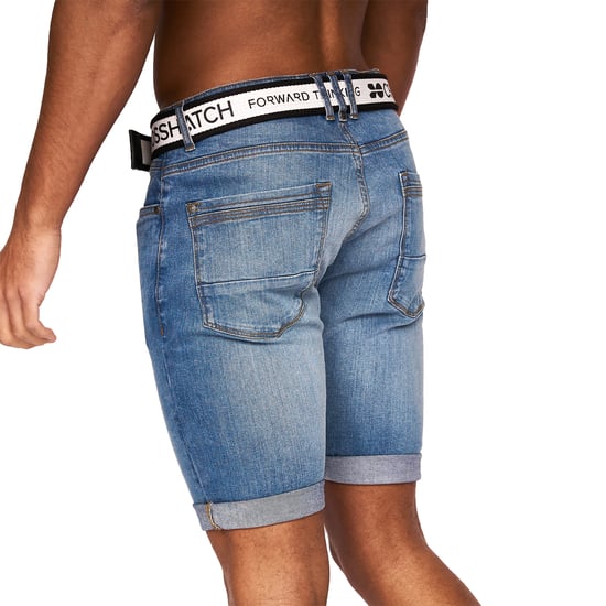 Crosshatch Heren Reestier Denim Shorts (Lichte wasbeurt) - Image 3