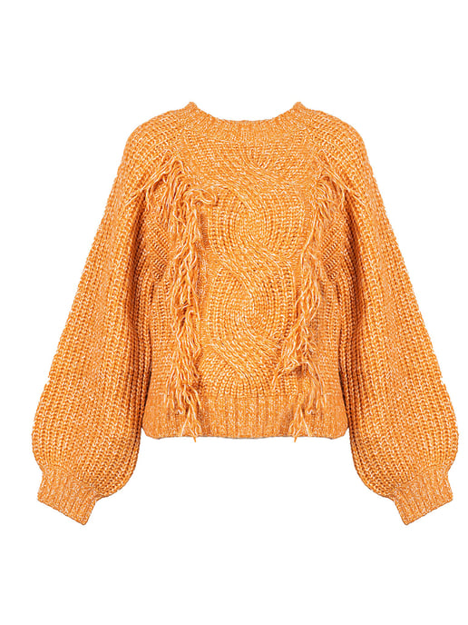 Silvian Heach Pullover Woman's Orange - Image 1