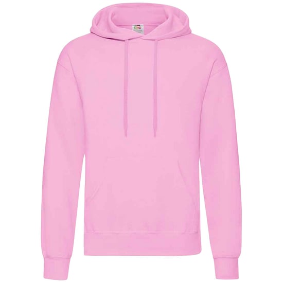 Fruit Of The Loom Unisex Volwassenen Klassiek Sweatshirt met capuchon (Lichtroze) - Image 1