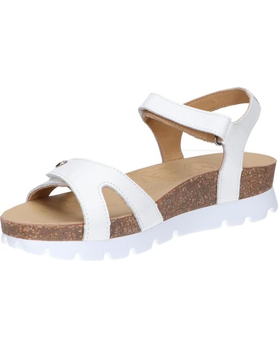 Panama Jack Dames Wedge Witte Leren Platform Sandals - Sulia B1 - Image 2