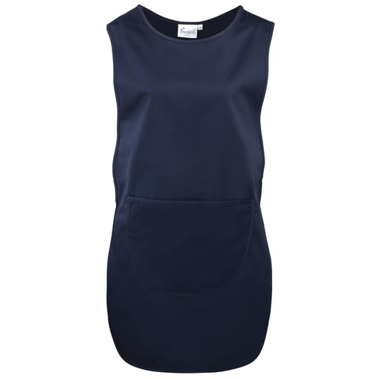 Premier Ladies/Womens Long Length Pocket Tabard (Pack of 2) (Navy)