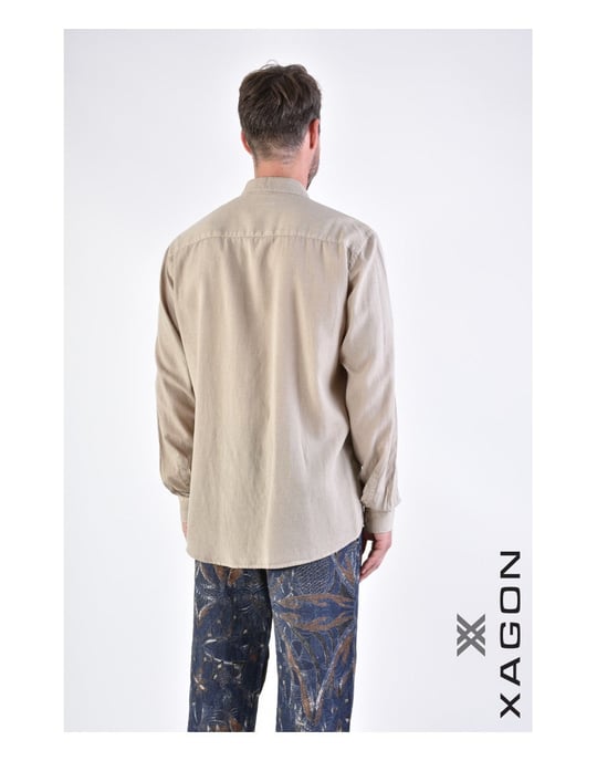 Xagon Shirt Manica Men's Beige - Image 4