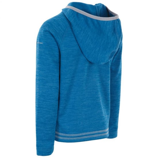 Trespass Childrens Girls Goodness Full Zip Hooded Fleece Jacket (Kosmisch Blauw) - Image 2