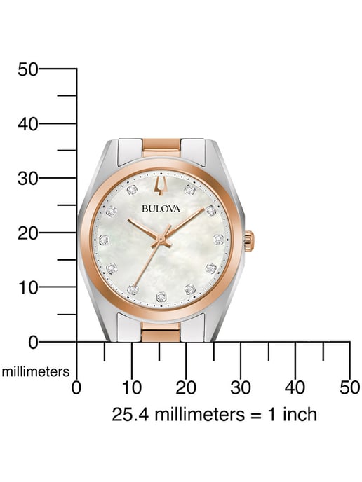 Bulova Surveyor Women's Multicolour Watch 98P207