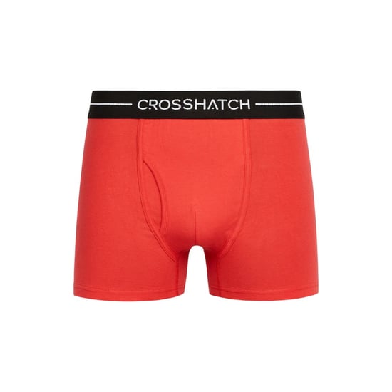 Crosshatch Heren Hexter Boxershorts (Set van 2) (Rood) - Image 3