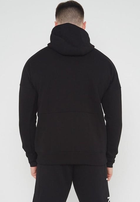 Nike Air Fleece Mens Zip Through Hoodie In Black - Image 2