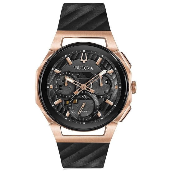 Bulova Curv herenhorloge Zwart 98A185 - Image 1