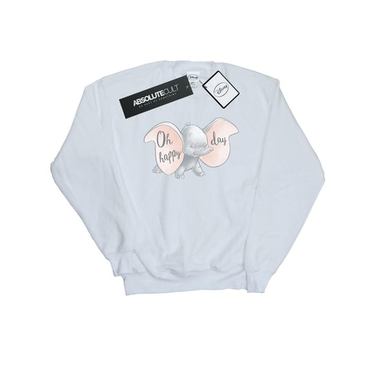 Disney Womens/Ladies Dumbo Happy Day Sweatshirt (White)