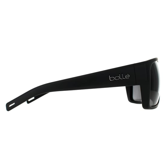 Bolle Square Mens Matte Black TNS Grey Polarised Sunglasses - Image 4