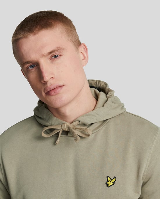 Pullover Hoodie för herrar i grönt - Image 4