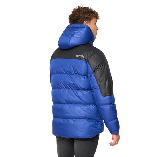 Crosshatch Mens Camptor Panelled Jacket (Blue) - Image 2