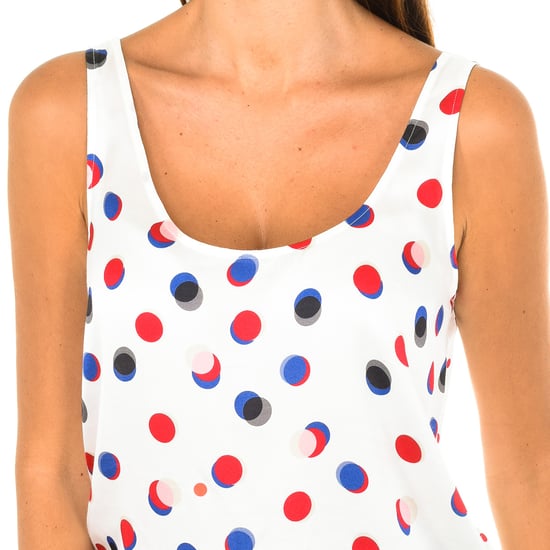 Dames ronde hals mouwloos T-shirt 3Y5H61-5NZNZ - Image 2