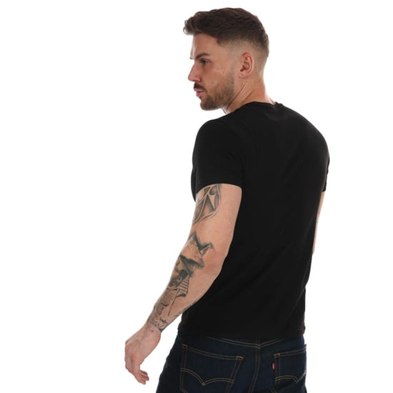 Men's Armani Exchange Logo T-Shirt in Black