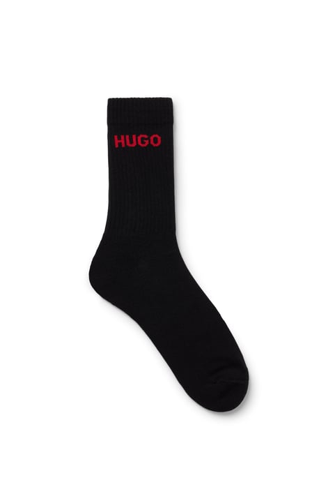 HUGO 6-Pack Heren Rib Logo Sok - Image 1