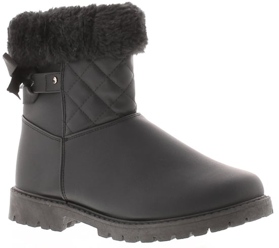 Princess Stardust Girls Boots Younger Quilt black