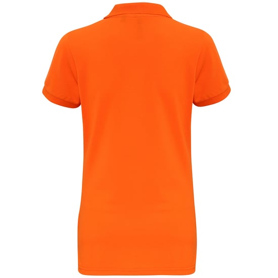 Asquith & Fox Womens/Ladies Short Sleeve Performance Blend Polo Shirt (Orange) - Image 3